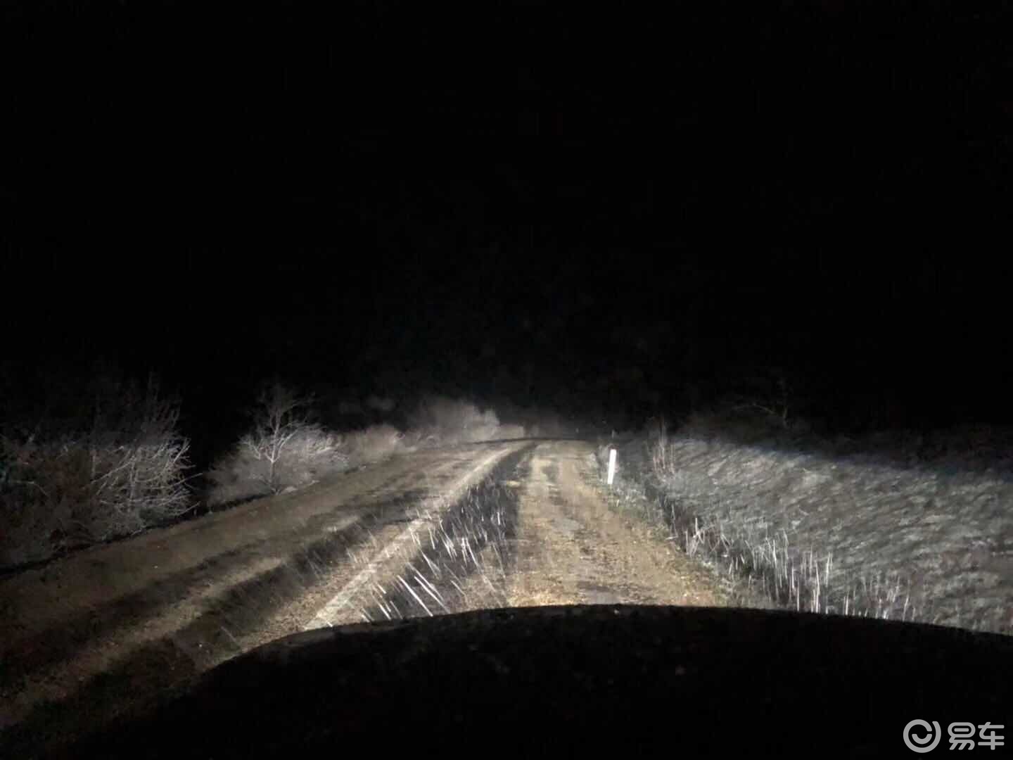 在土耳其翻山越岭开夜路 第一次遇下雪