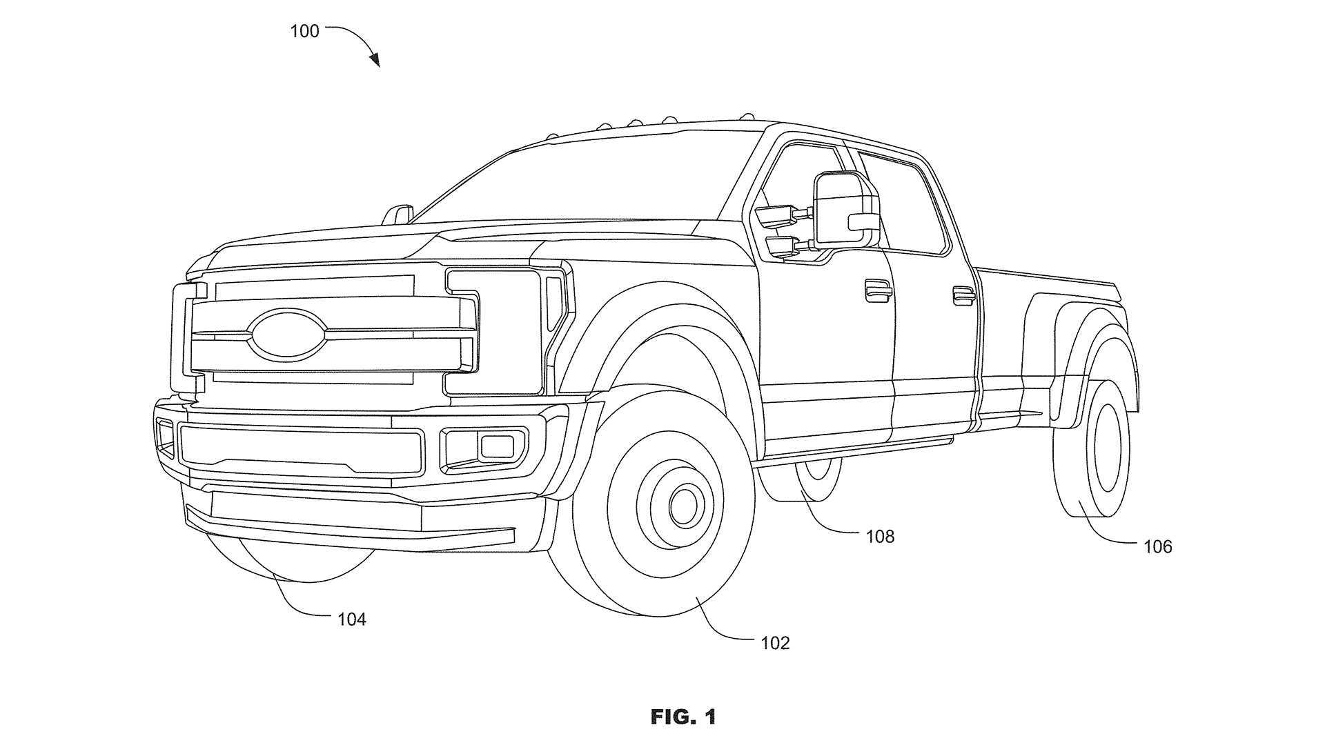 福特提交申请f系列皮卡全轮转向专利的申请_易车