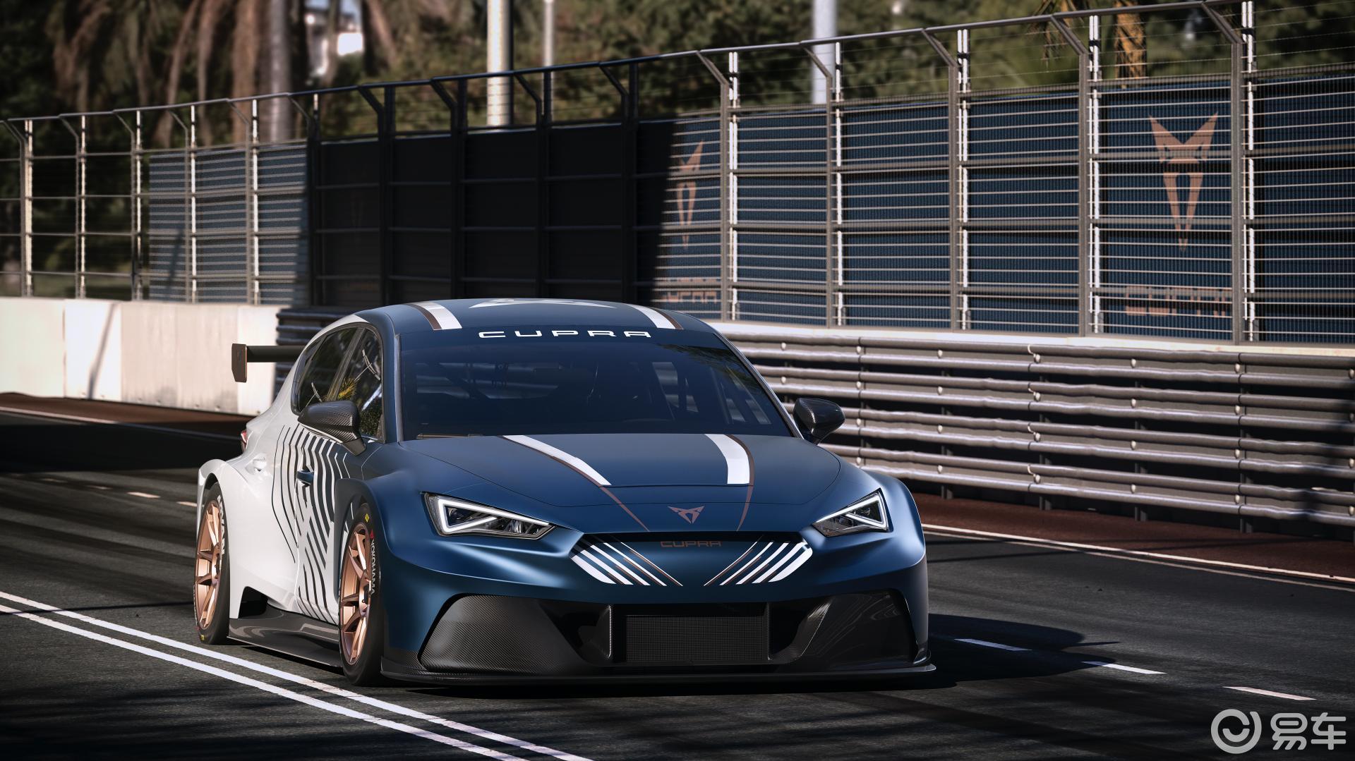 4台电机,680马力,西雅特cupra e-racer
