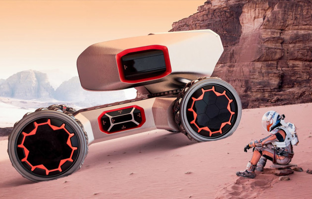 豪车也想征服外太空兰博基尼设计火星车