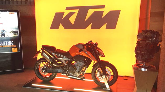 2018首款中量级钢炮车型KTM 790DUKE