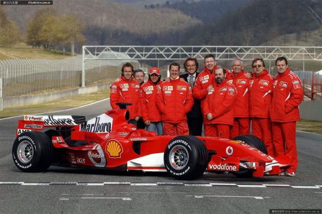 从f1开始举办开始只有法拉利车队没有缺席过f1任何一个赛季,所以