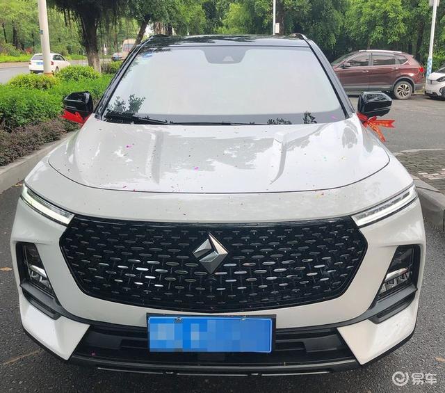 10万买了辆"豪华suv",双色车身,车主:还好没选h6