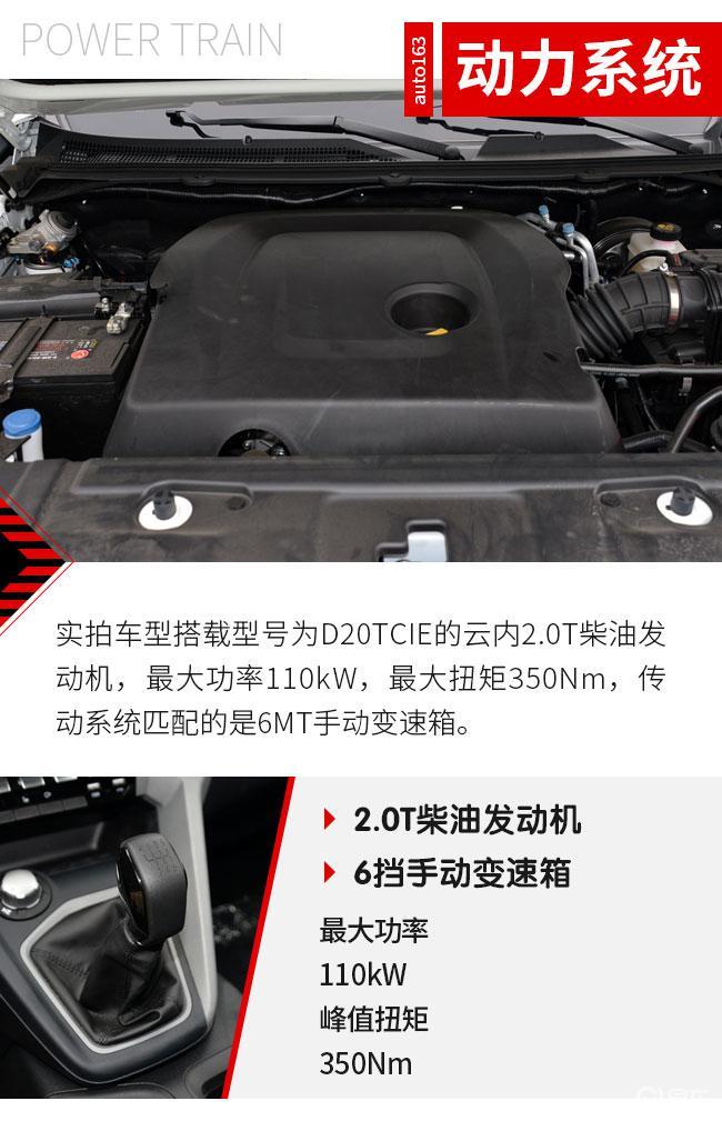 易车 正文 动力方面,长安凯程f70将提供云内2.0t柴油,五十铃2.