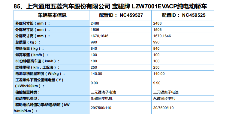 e100 三元锂电池版本参数