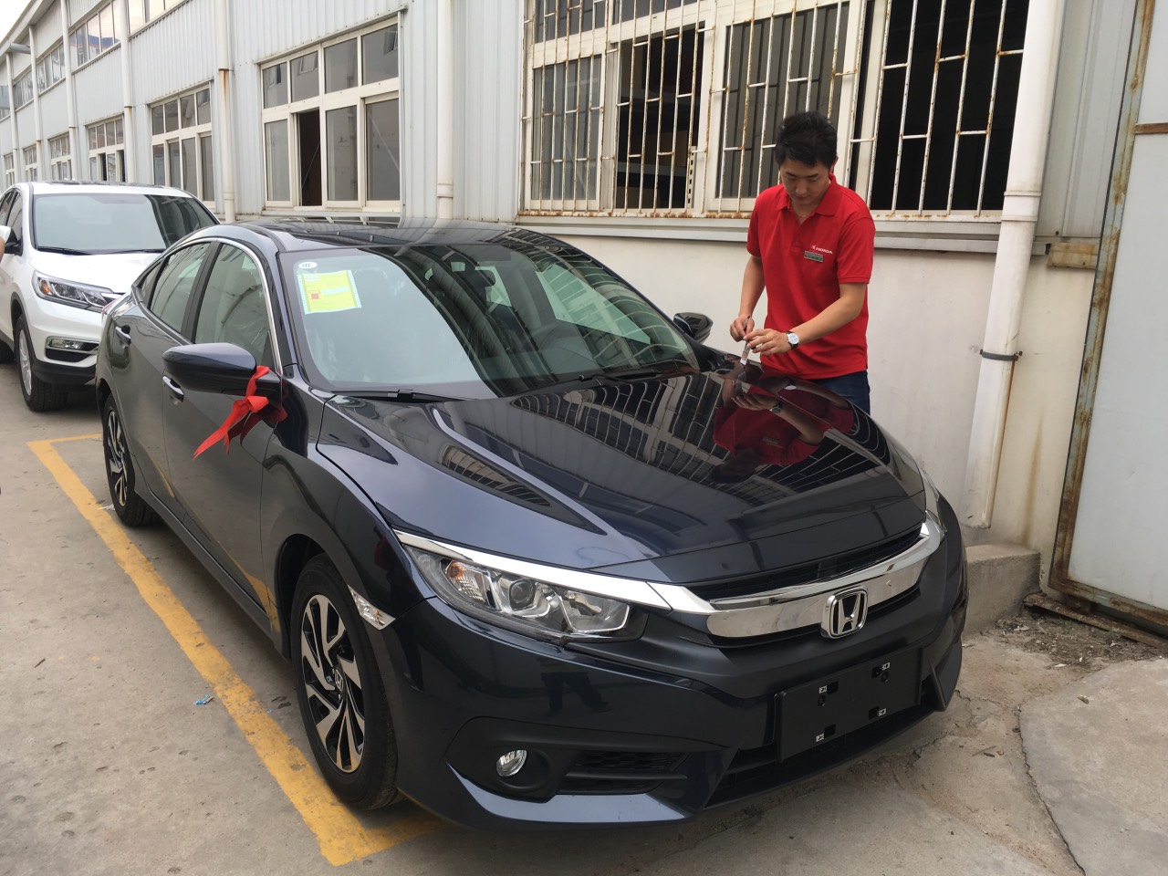 #提车作业#暗金蓝十代思域