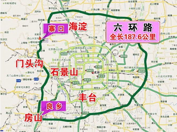 测试地点选在了北京的六环高速公路上进行,在测试中,自动驾驶车辆以70