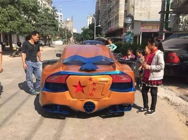 【图文】男子初中毕业造超跑,耗时3年花费8万