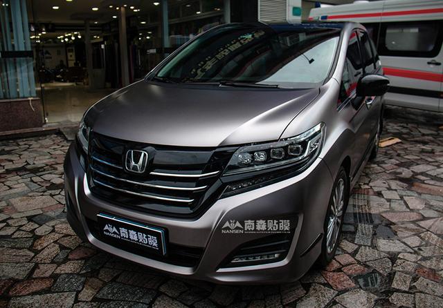 【本田艾力绅车身改色贴膜电光金属灰】南森汽车改色贴膜-易起说-易车网