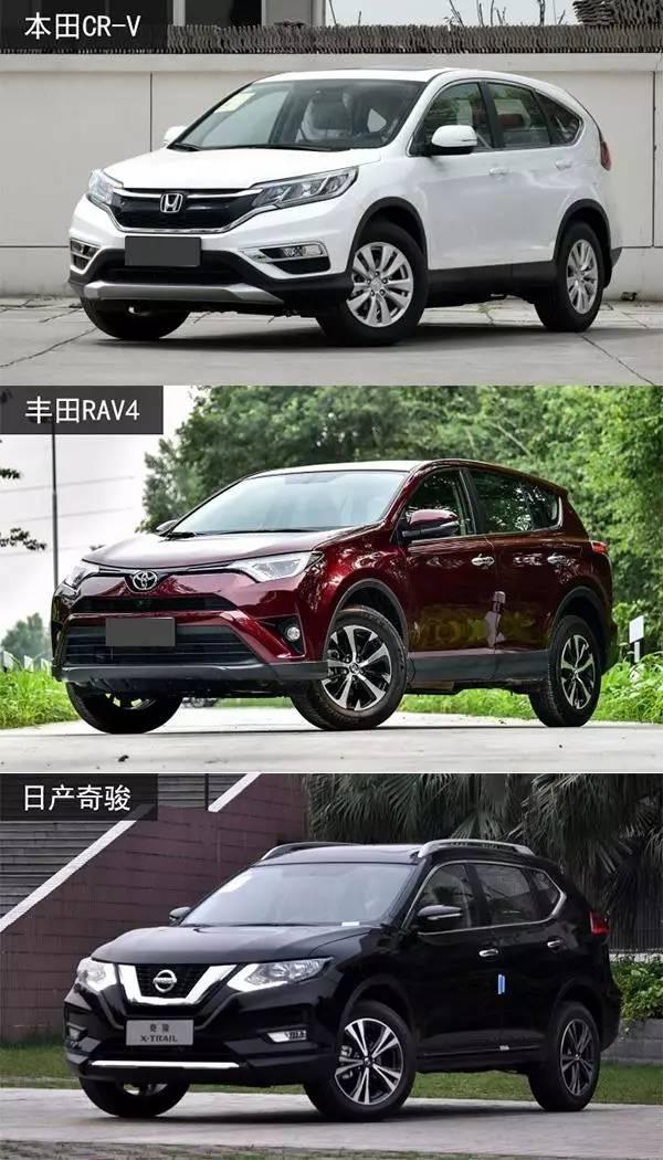 CR-V、RAV4、奇骏,日系三大老牌SUV大PK!
