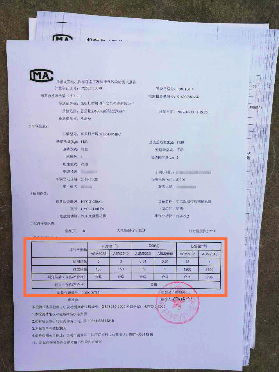点击插入图片 汽油机史上最牛尾气排放检测成绩