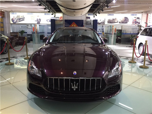 2017款美规版玛莎拉蒂四驱总裁酒红色北京现车
