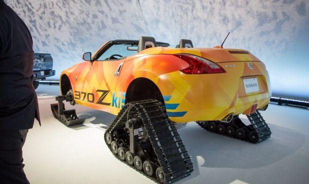 日产给370Z Roadster跑车加上了滑雪板