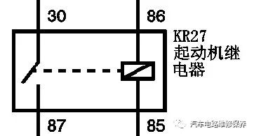 起动机:↓