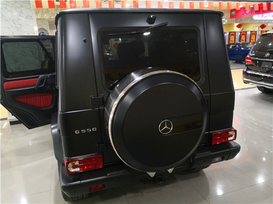 18款奔驰G550 磨砂漆面黑色现车