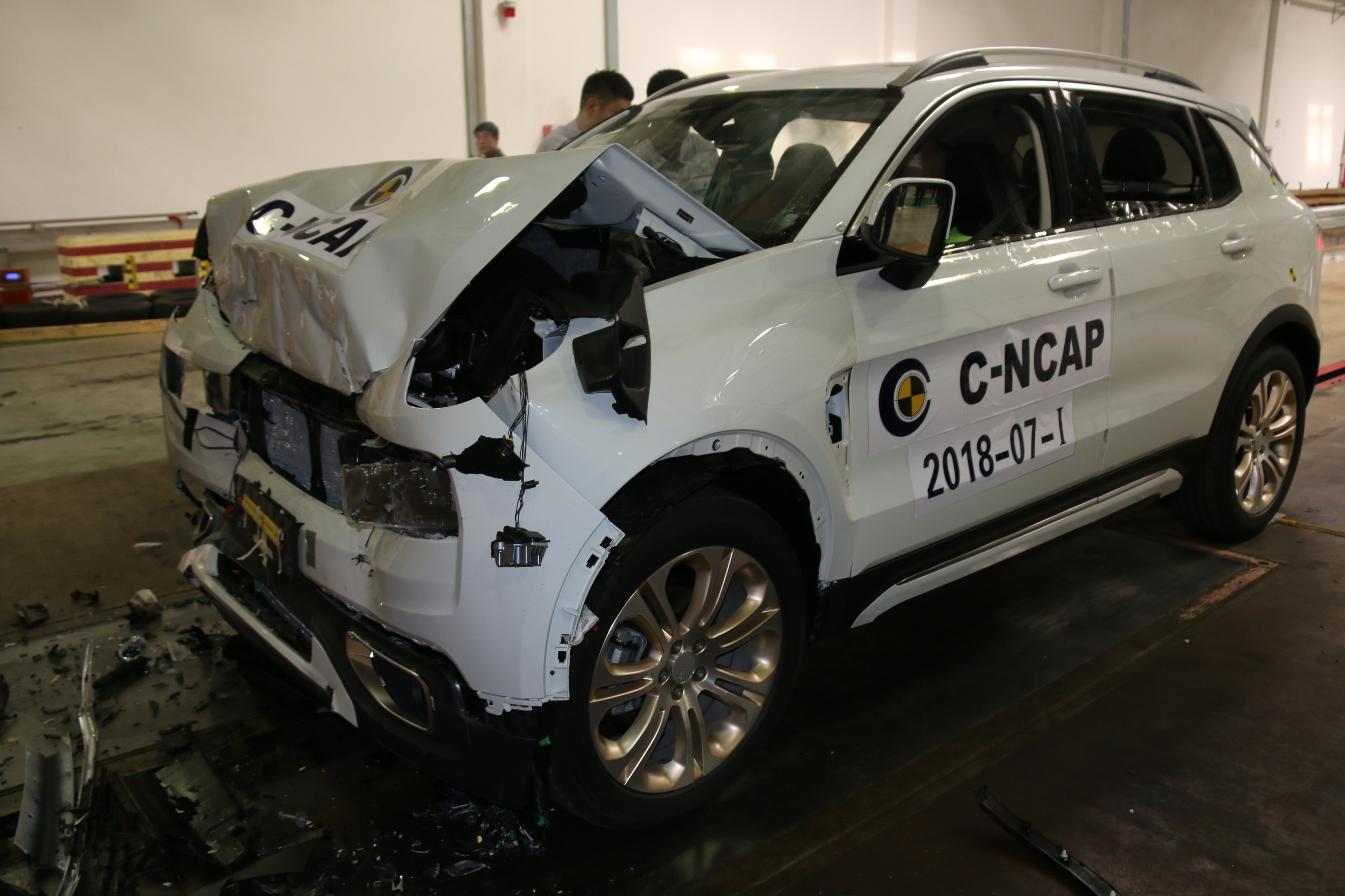 领克01C-NCAP碰撞测试不理想