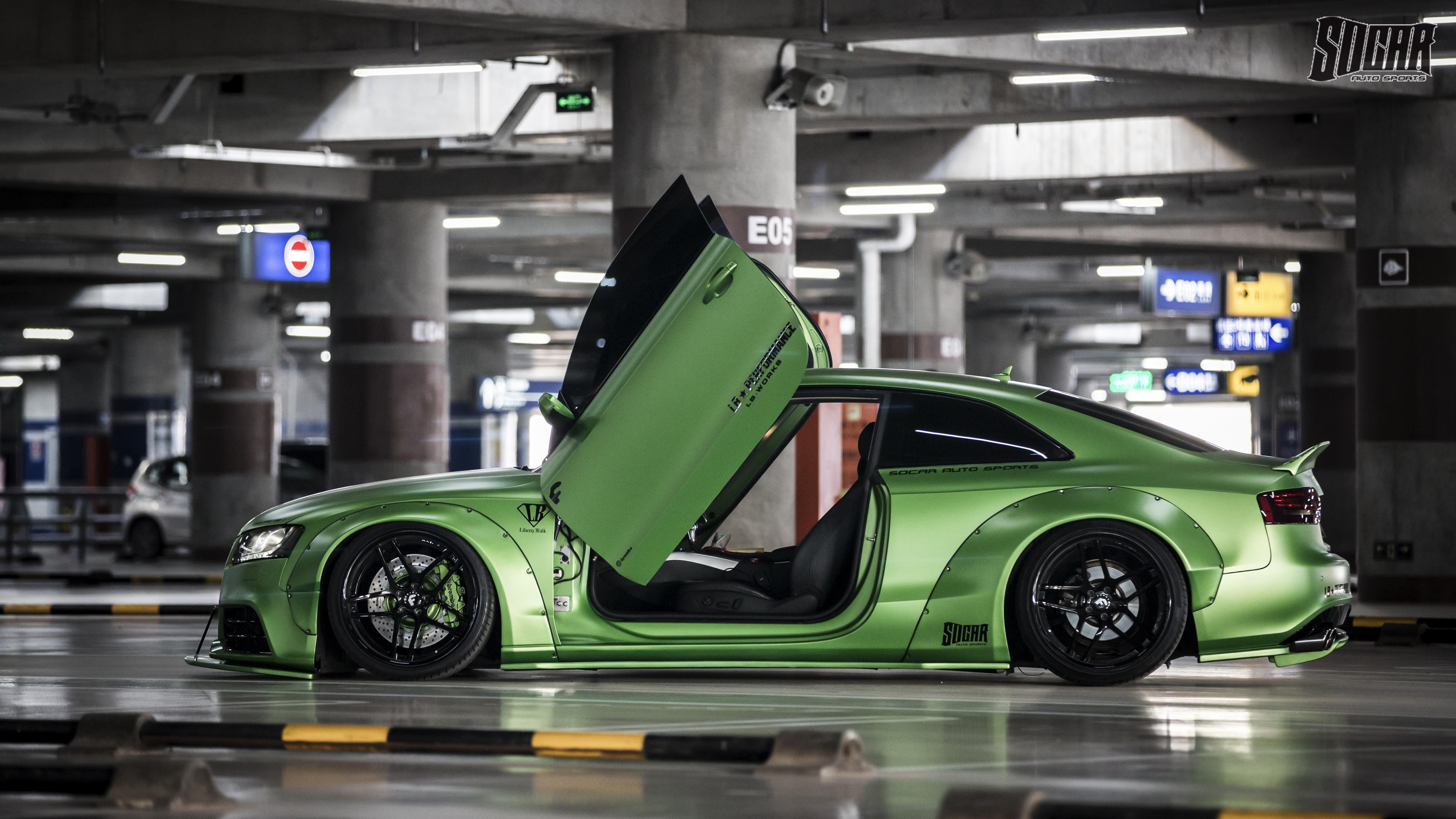 陪伴8年的A5撞毁后心有不甘,复活后打造成宽体剪刀门大王!