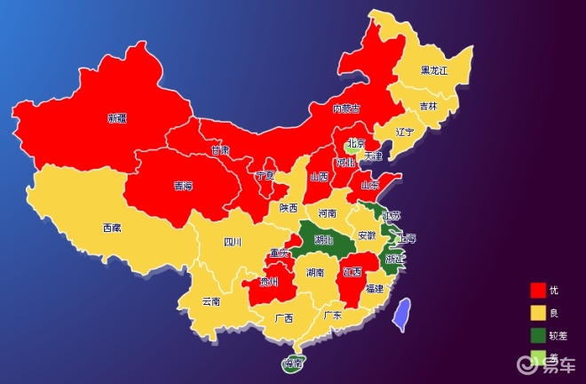 【长城C30-长城C30销售数据地图】_长城-易车