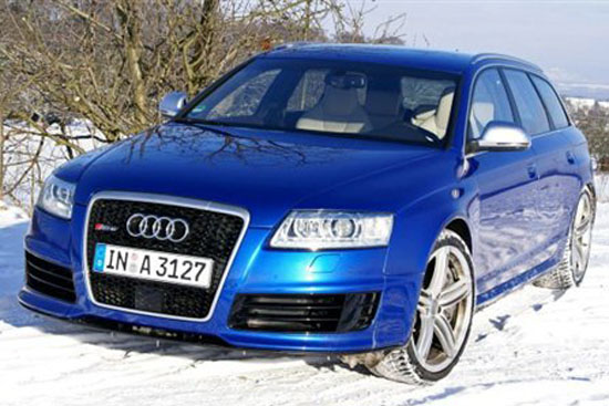 图文】似家用飞机试驾2010款奥迪RS6旅行版