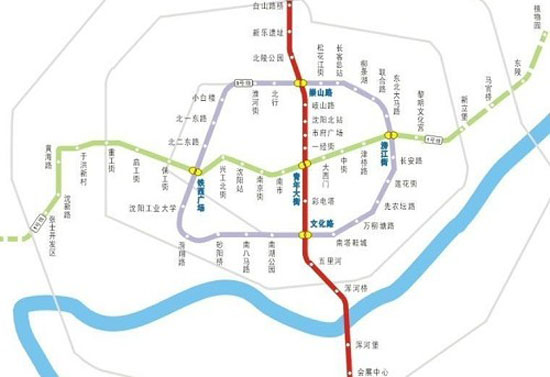【图文】沈阳地铁一号线车站装修本月底全部竣
