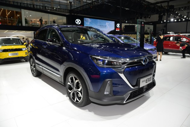 2018廣州車展:北汽新能源EX5正式亮相 2018廣州車展:北汽新能源EX5正式亮相
