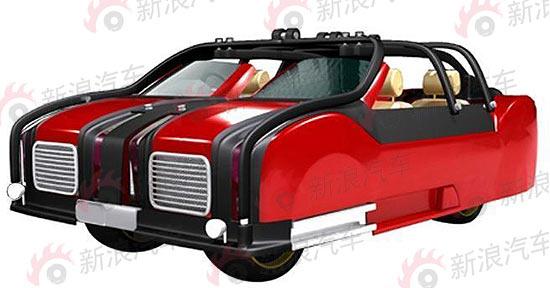 李书福为解决交通堵塞研发双体车曝光