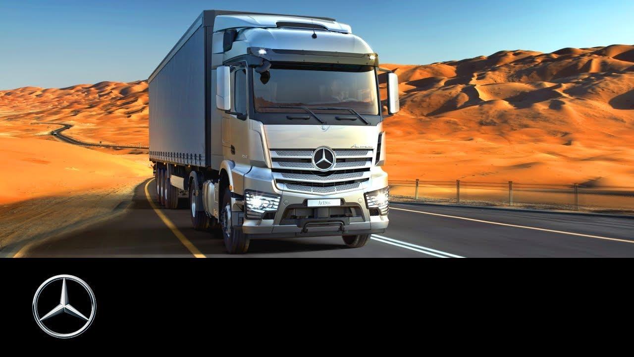 梅赛德斯奔驰大货车在中东和非洲挑战.