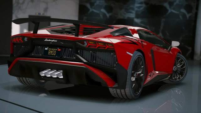 gta5 mod 限量600台 兰博基尼lp750 4 sv