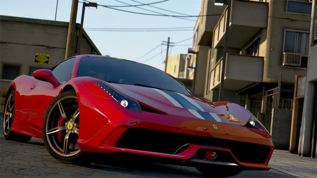 gta5 mod 性能全面提升 法拉利458 speciale