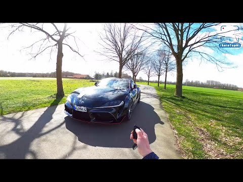第一视角试驾:480马力丰田supra mk5,这个车头好帅