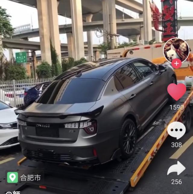 领克03这新配色太帅了哑光灰简直不能太好看