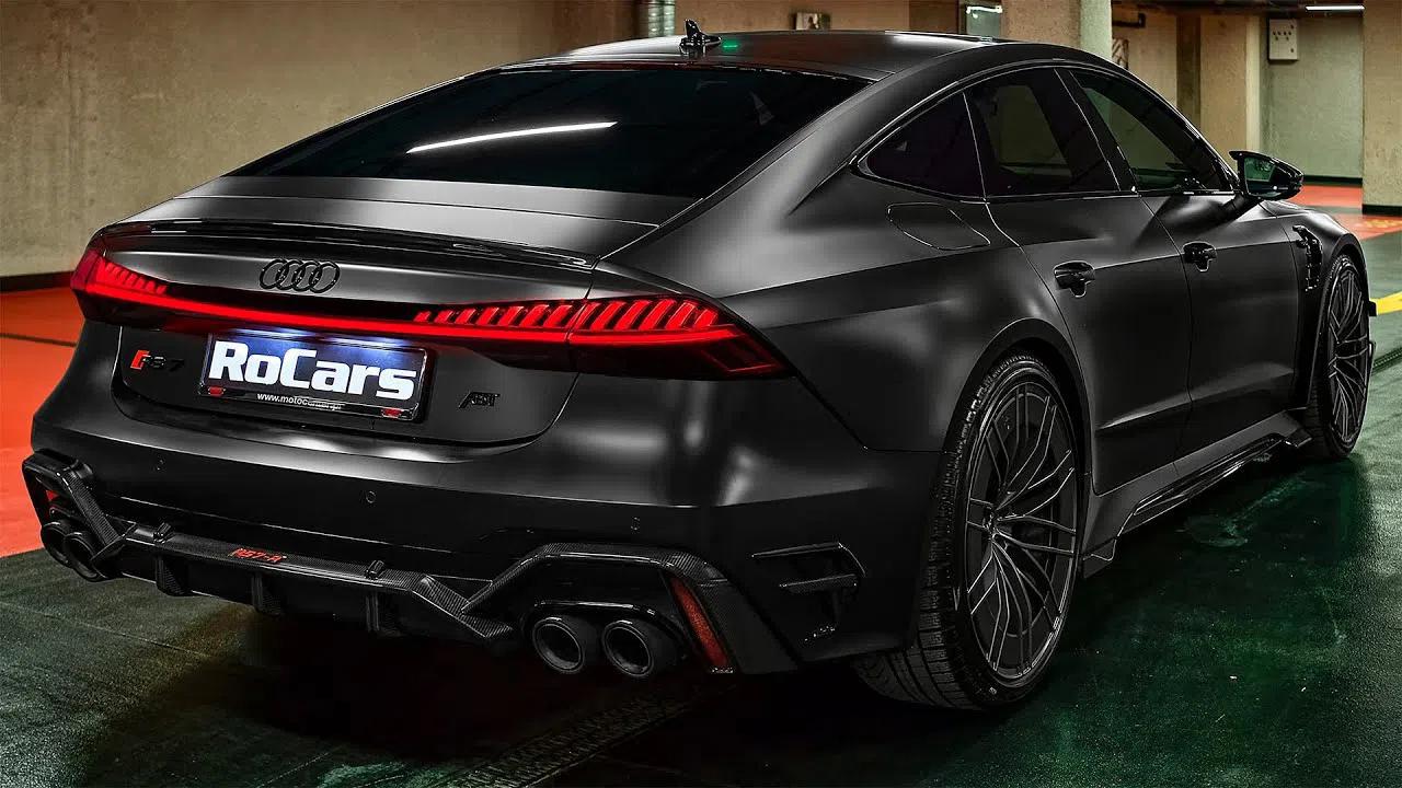 奥迪abt rs7-r实拍!搭4.0t v8 8at,外观套件升级更运动