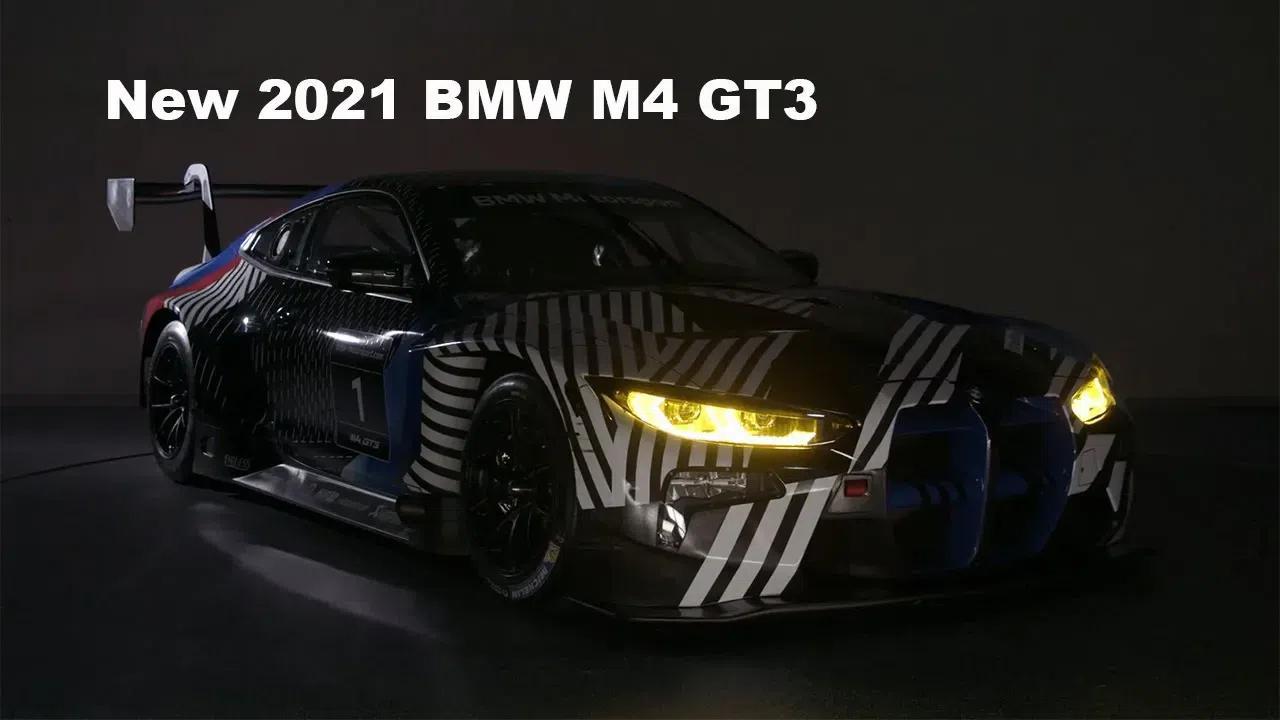 全新2021宝马m4 gt3炫酷霸气外观全细节高清展示