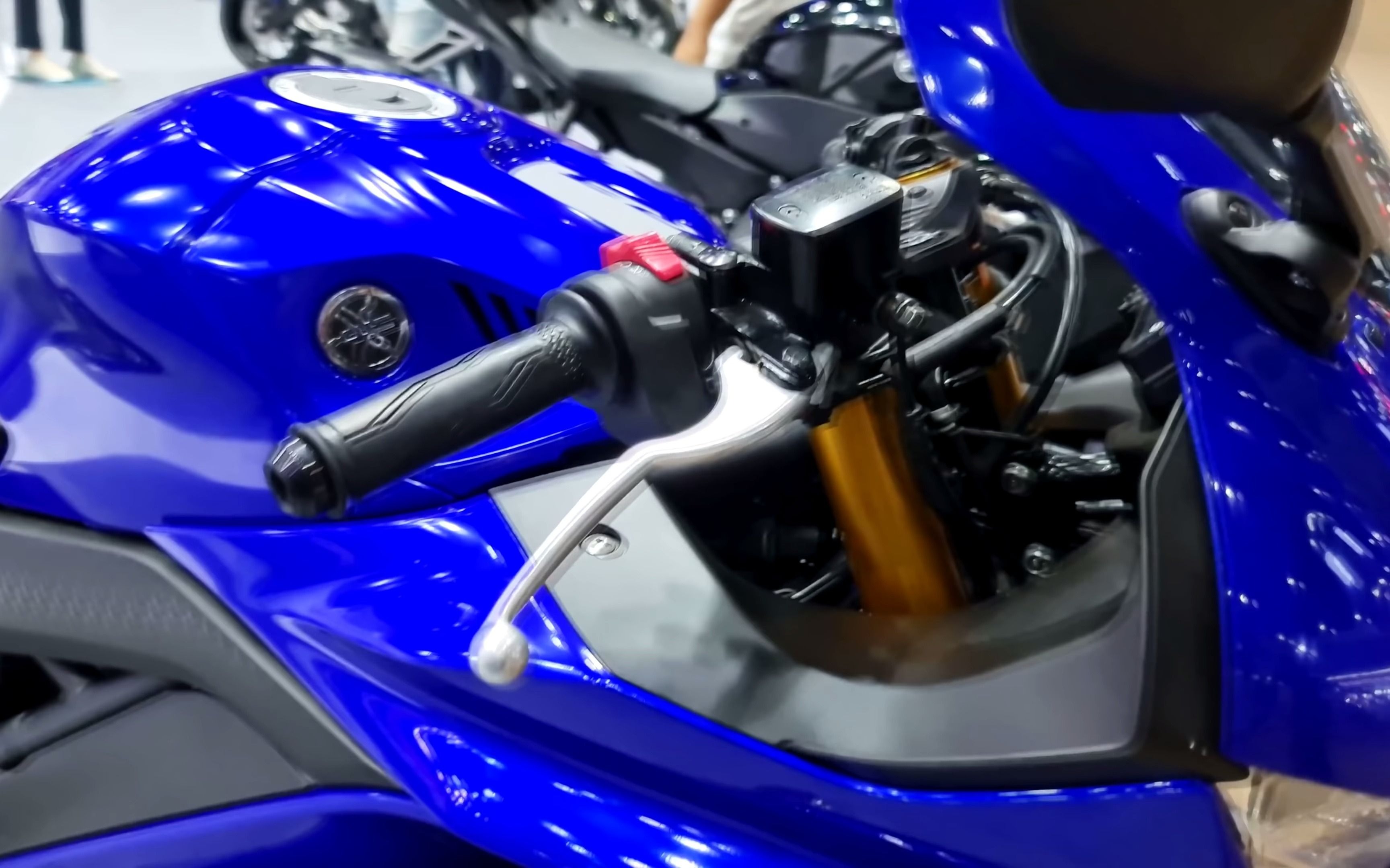 2021款雅马哈yamaha yzf-r3静态展示