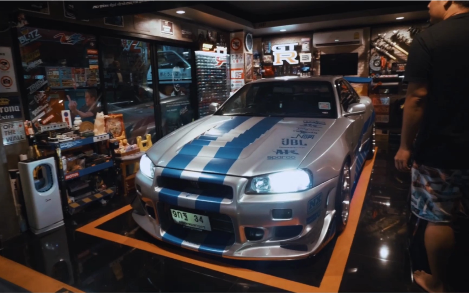 多少人的梦想?日产gtr!r34!