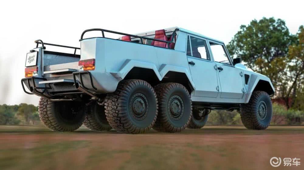 兰博基尼6×6越野车,全世界只有一台,露天豪华双人座
