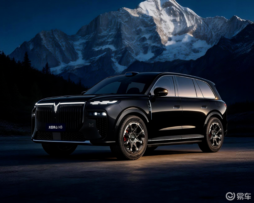 岚图泰山X8六款车色亮相，预计4月下旬开启预售