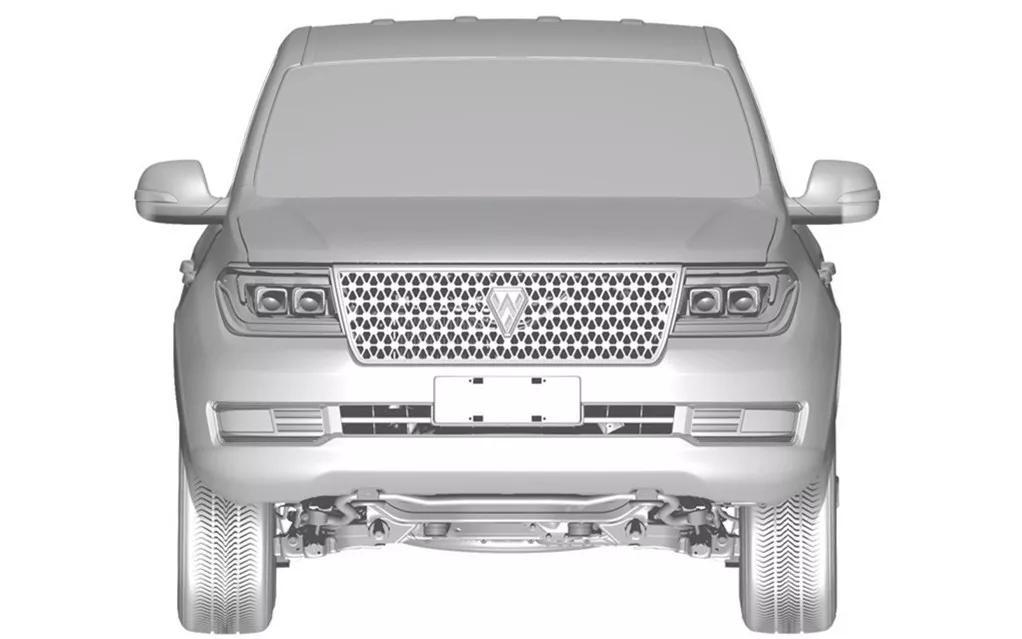 4.6L V8的国产越野车,这外观竟然还要申报专利