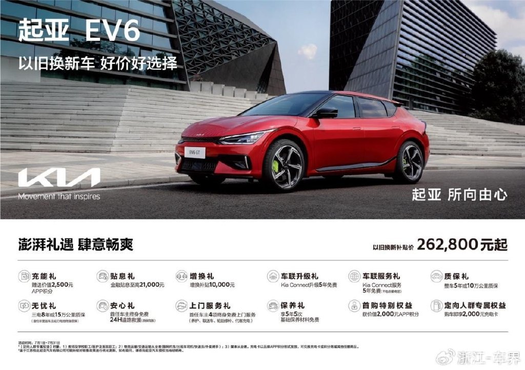 悦达起亚7月购车享超值购车补贴