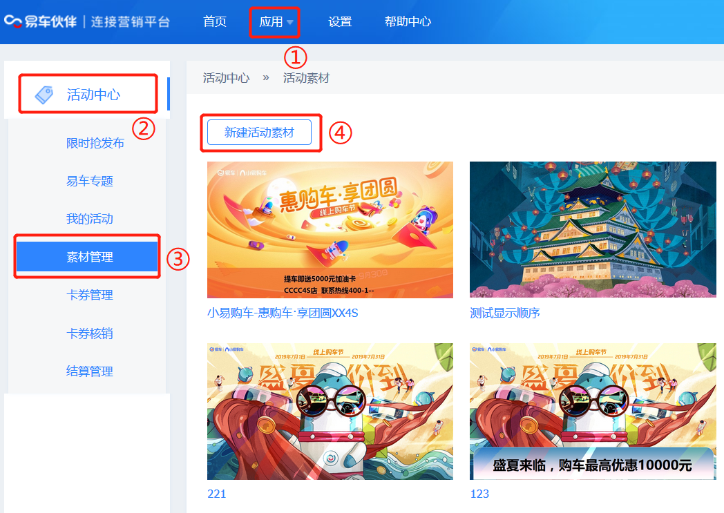 小易购车11月专题发布流程 文字说明 易车