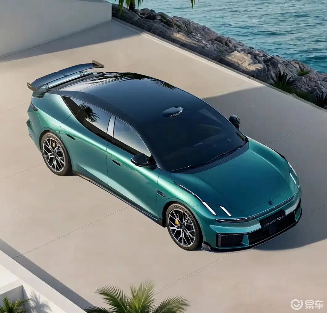 领克10+官图，3秒级破百，可调碳纤维大尾翼