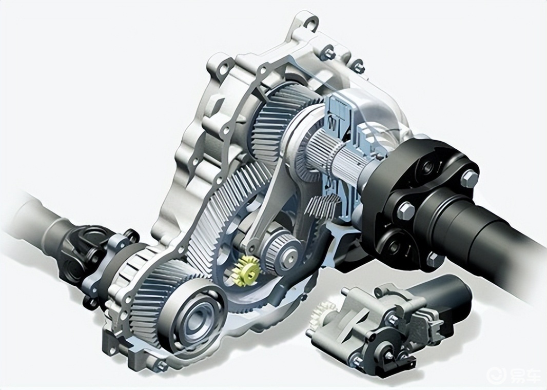 器传动比×变速箱效率×差速器效率有双速分动箱的越野车还需要加上