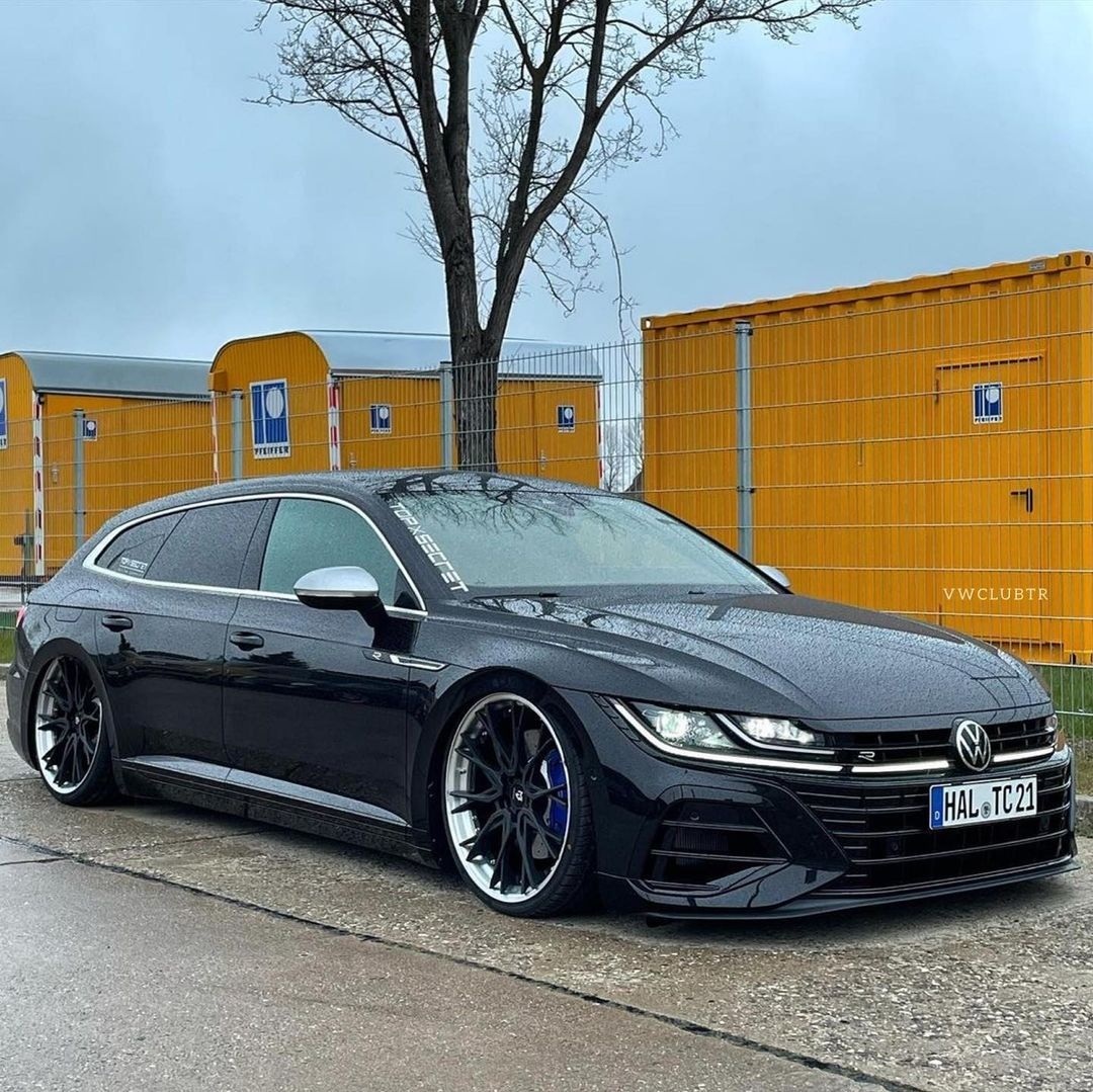 新款大众arteon r猎装版海外实车 这台瓦罐动力狂暴