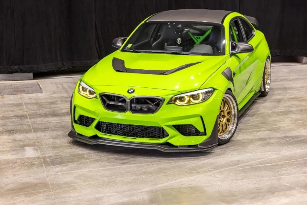 F87M2花六位数改GT3风格的碳纤维套件，这套方案值吗