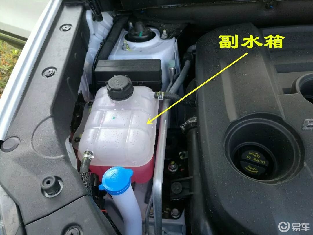 易车 正文大家打开发动机舱盖给汽车添加防冻液时,会发现不同的车型