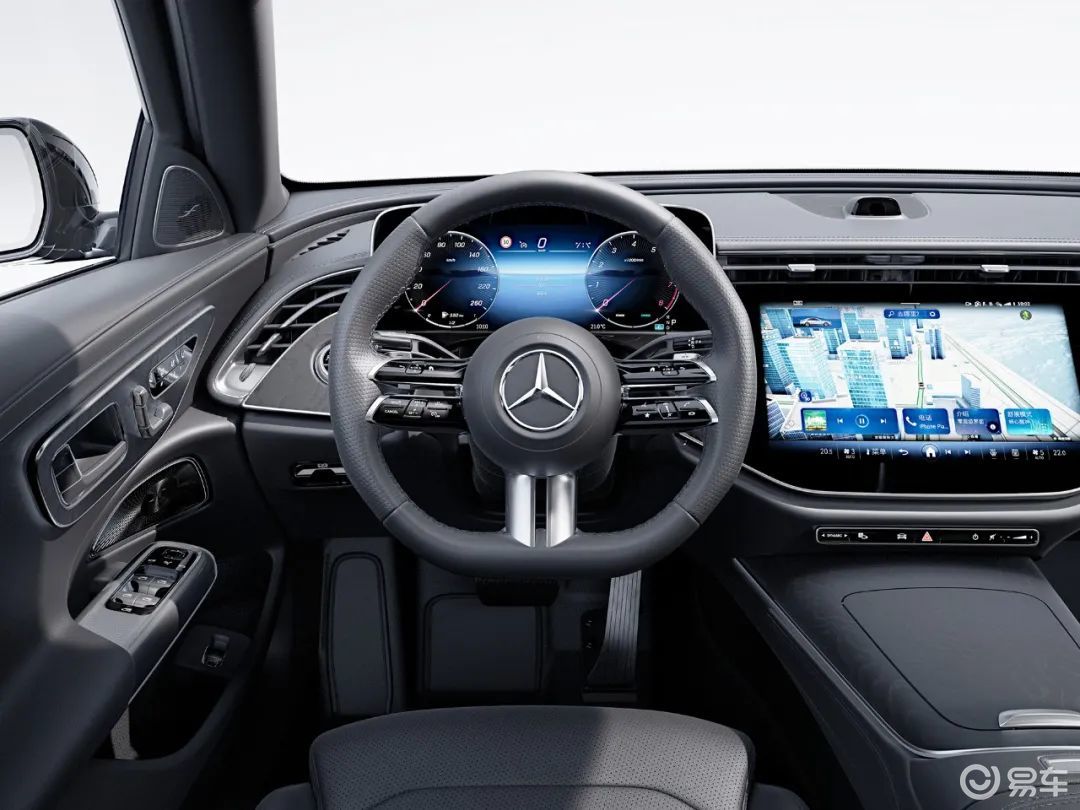 奔驰e级显示屏-氛围灯-导航-易车
