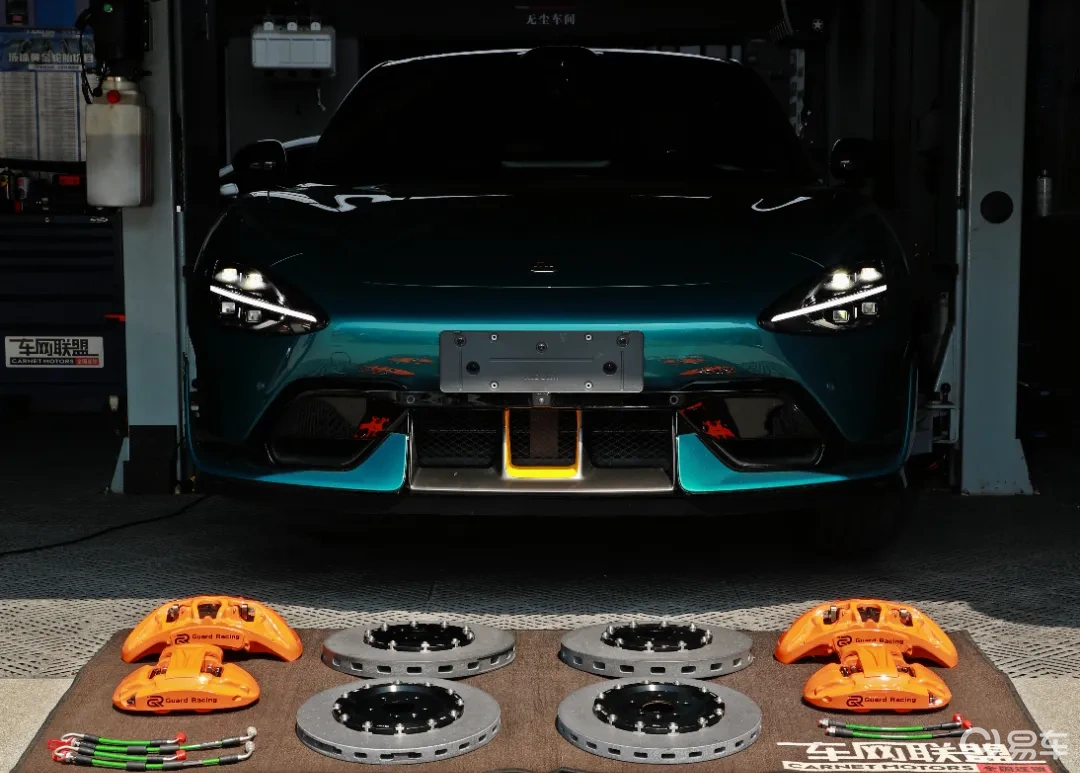 小米su7ultra升级guard racing碳陶刹车_易车