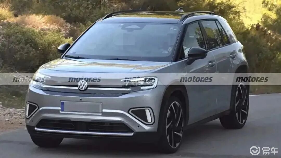 大众放大招！ID.Cross无伪装实车曝光