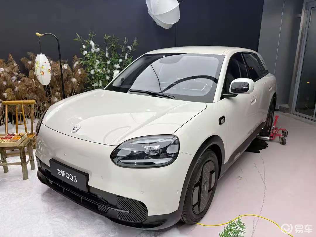 奇瑞QQ3EV即将上市，大过吉利星愿，AI灵犀智舱