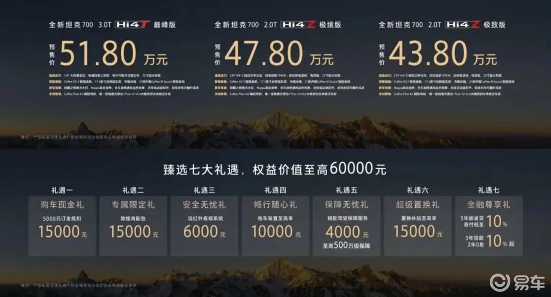 43.8万买坦克700还是路虎卫士?